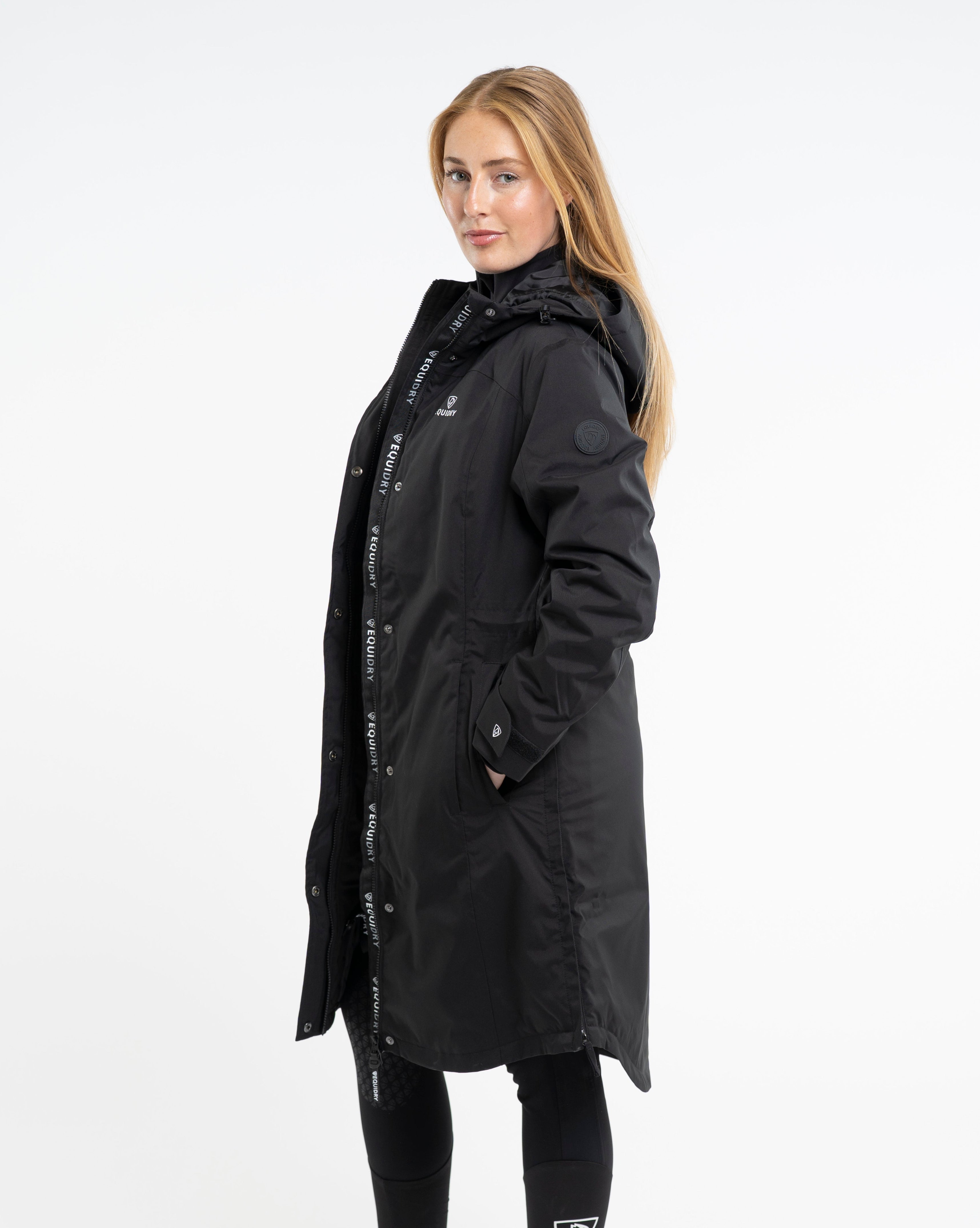 EQUIDRY Bronte Waterproof Riding Coat Women's Black