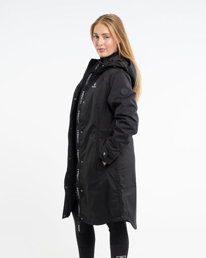 EQUIDRY Bronte Waterproof Riding Coat Women's Black