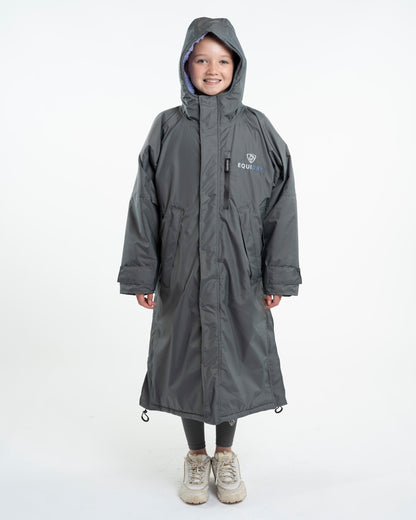 EQUIDRY Evolution Children's Thick Fleece Grey/Lilac