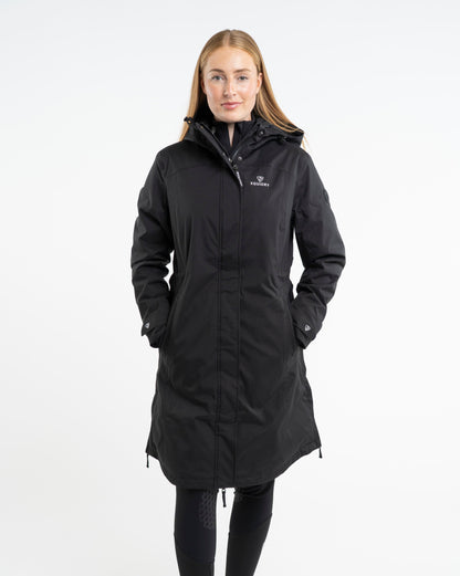 EQUIDRY Bronte Waterproof Riding Coat Women's Black