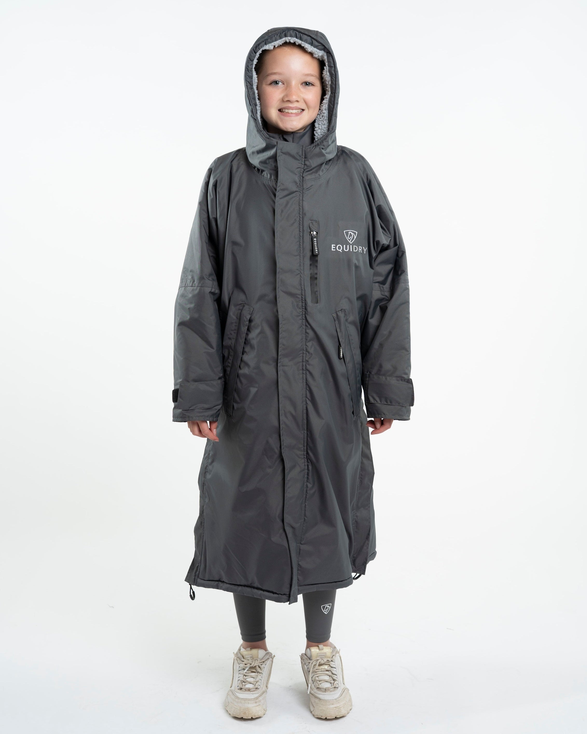 EQUIDRY Evolution Children's Thick Fleece Grey/Grey