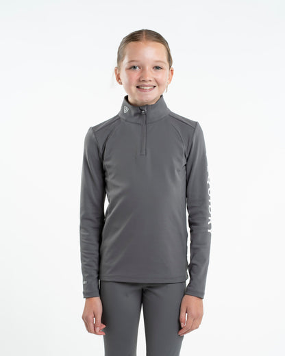 EQUIDRY Children's Water Repellent Base Layer Grey/White