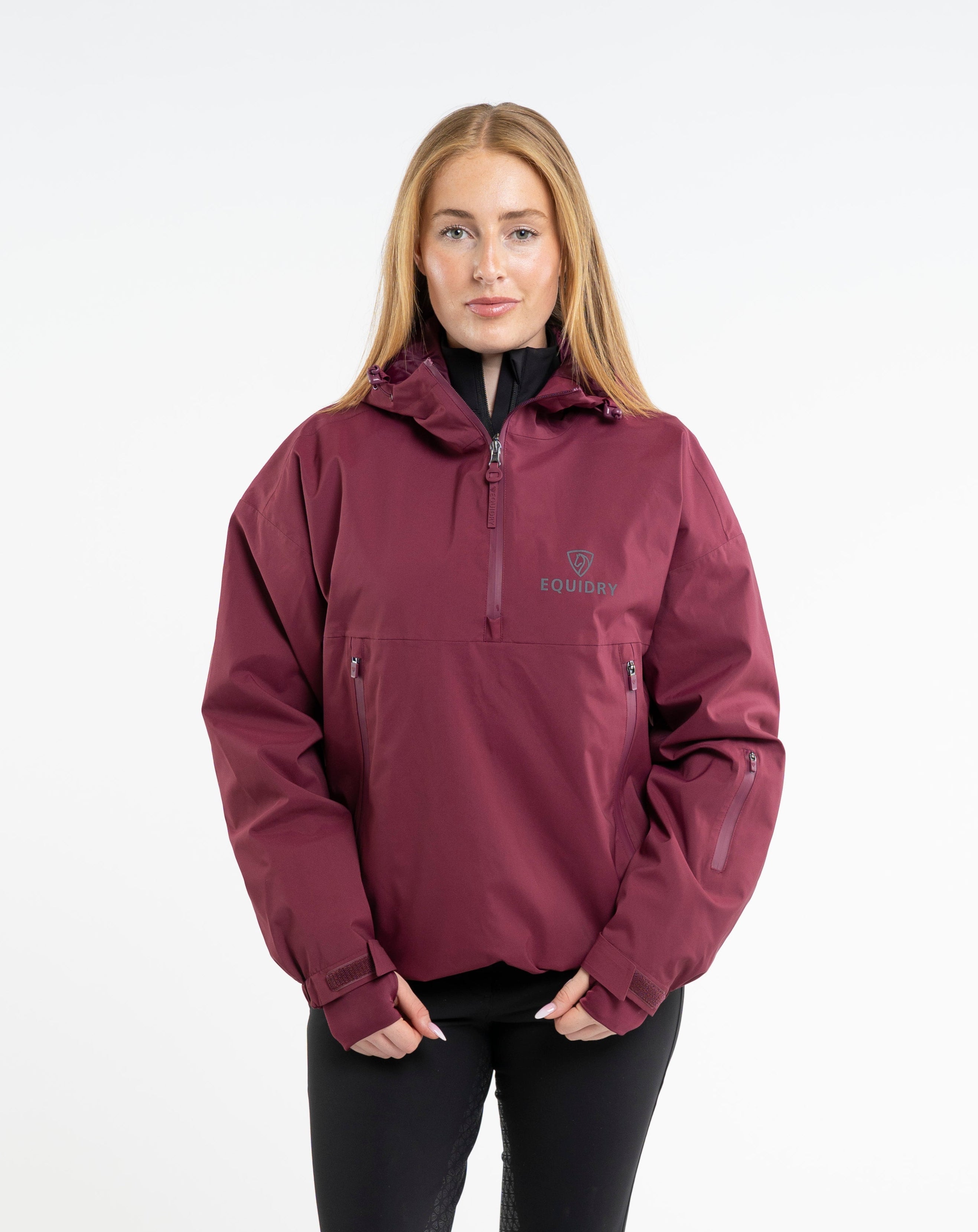 EQUIDRY Women's Storm Smock Burgundy