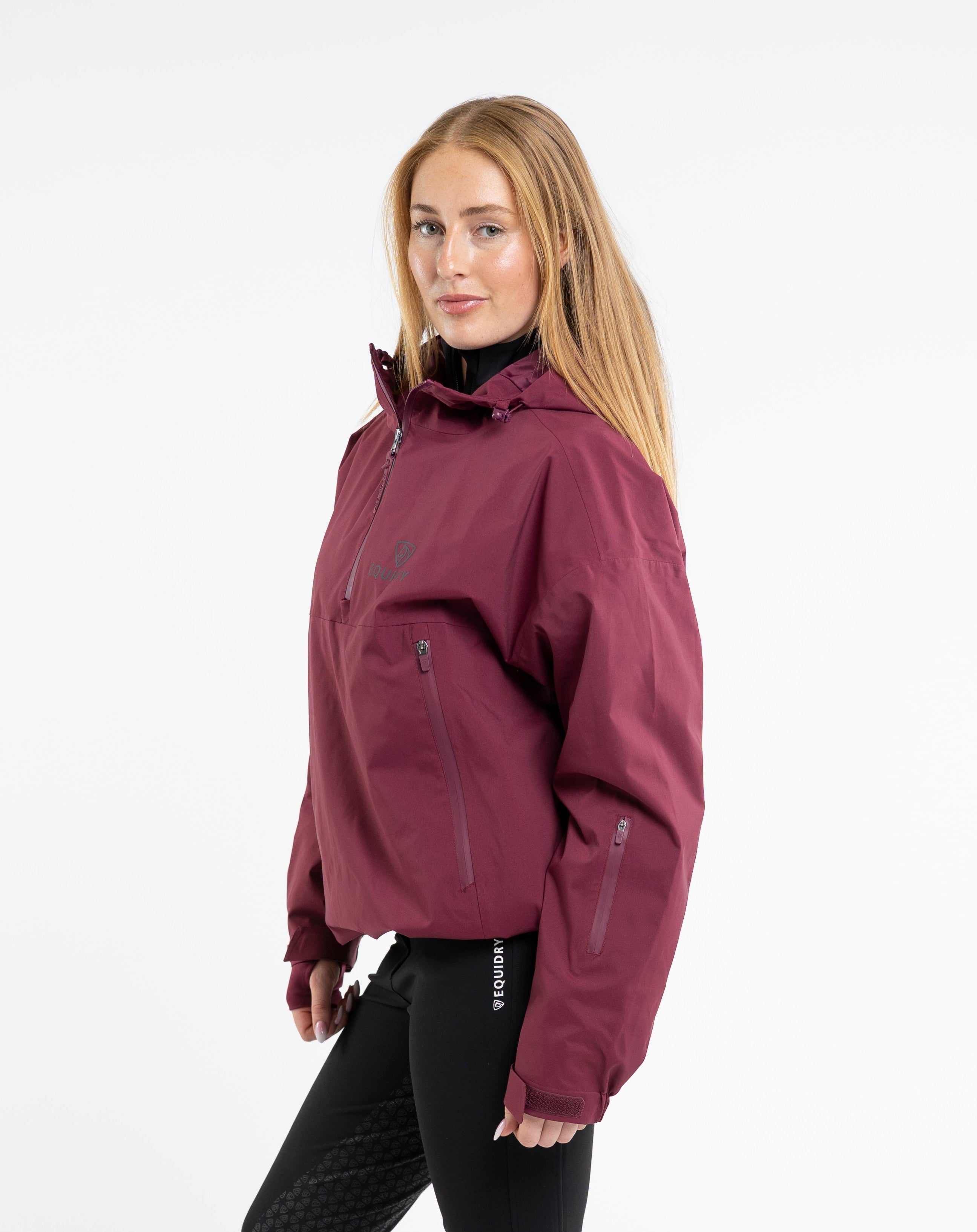 EQUIDRY Women's Storm Smock Burgundy