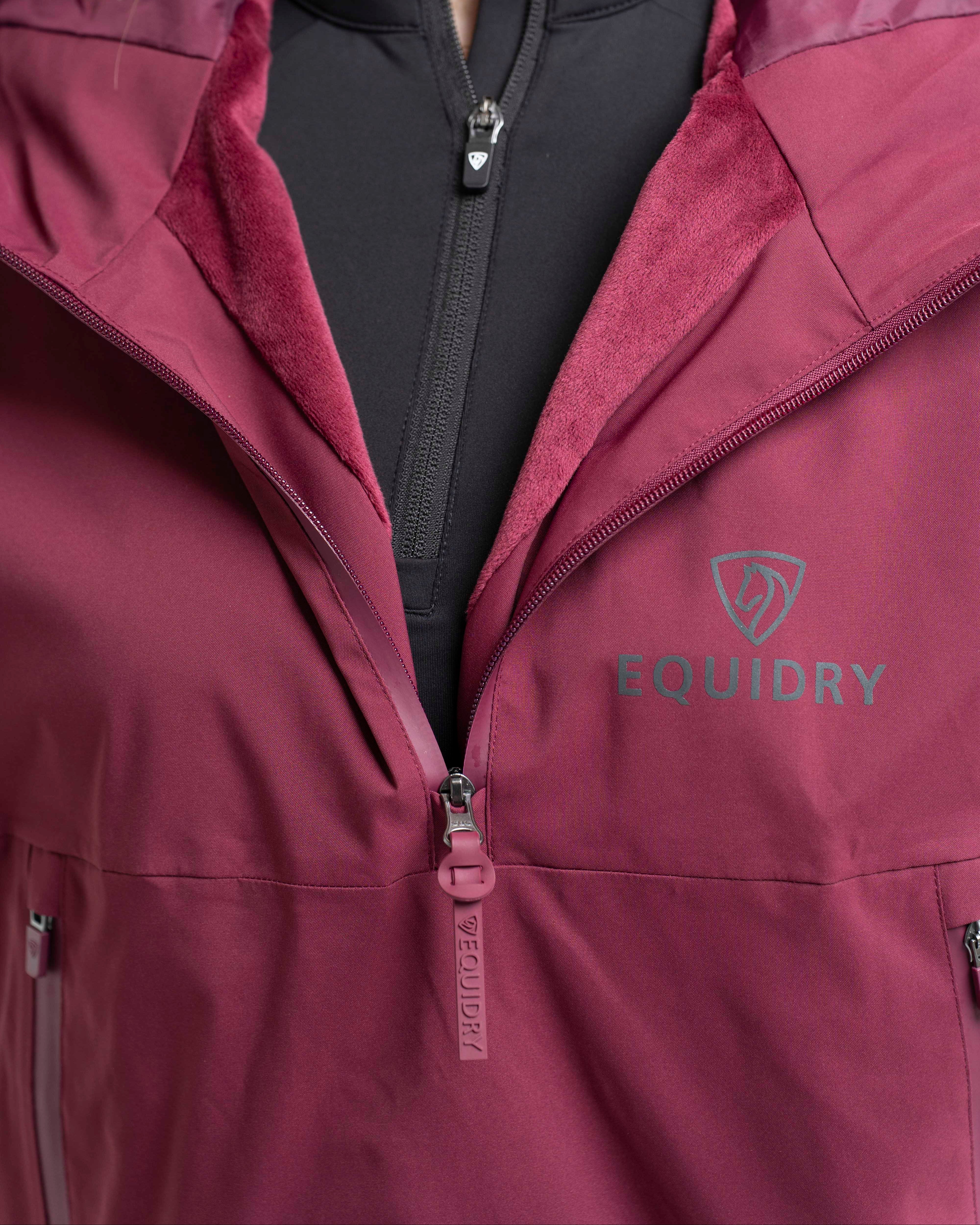 EQUIDRY Women's Storm Smock Burgundy