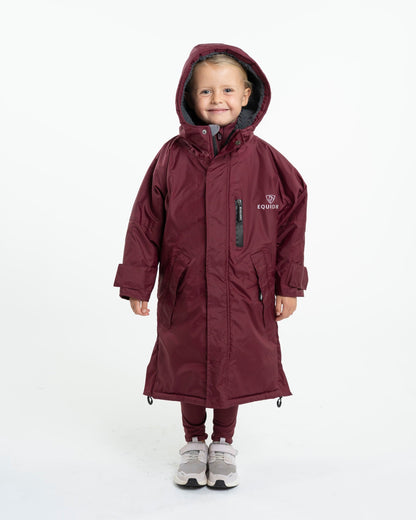 EQUIDRY Evolution Children's Thick Fleece Plum/Grey