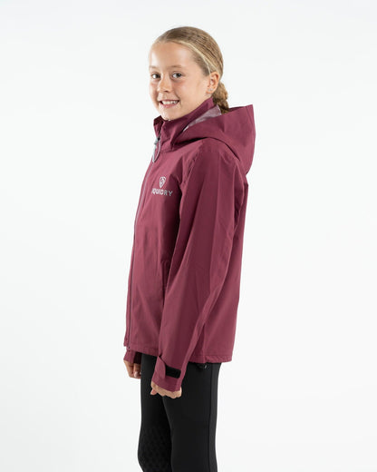 EQUIDRY Nimbus Waterproof Pack Away Jacket Children's Plum