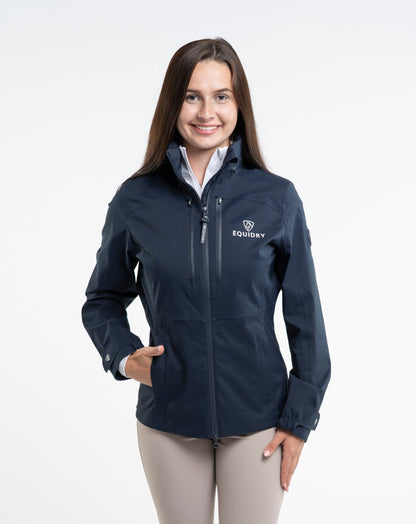 EQUIDRY Varsha Waterproof Riding Jacket Women's Navy