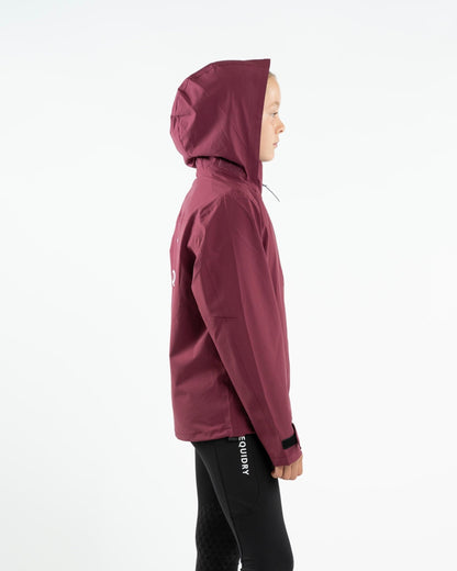 EQUIDRY Nimbus Waterproof Pack Away Jacket Children's Plum