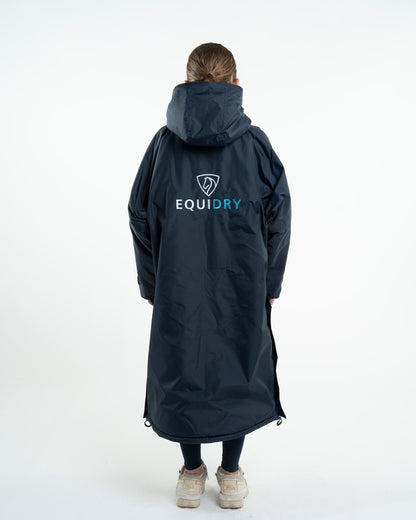 EQUIDRY Evolution Children's Thick Fleece Navy/Turquoise