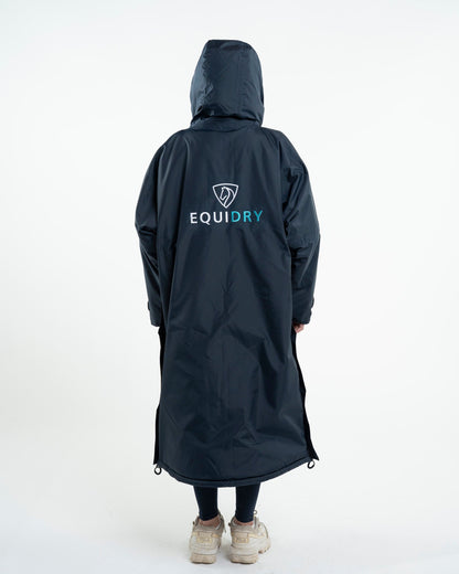 EQUIDRY Evolution Children's Thick Fleece Navy/Turquoise