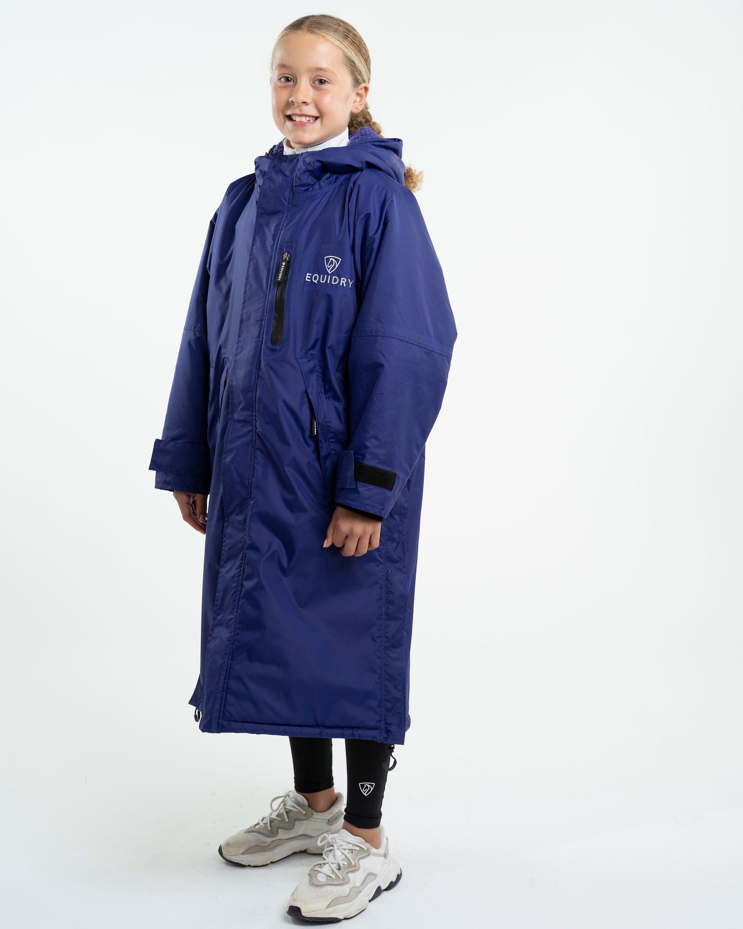 EQUIDRY Evolution Children's Thick Fleece Purple/Purple