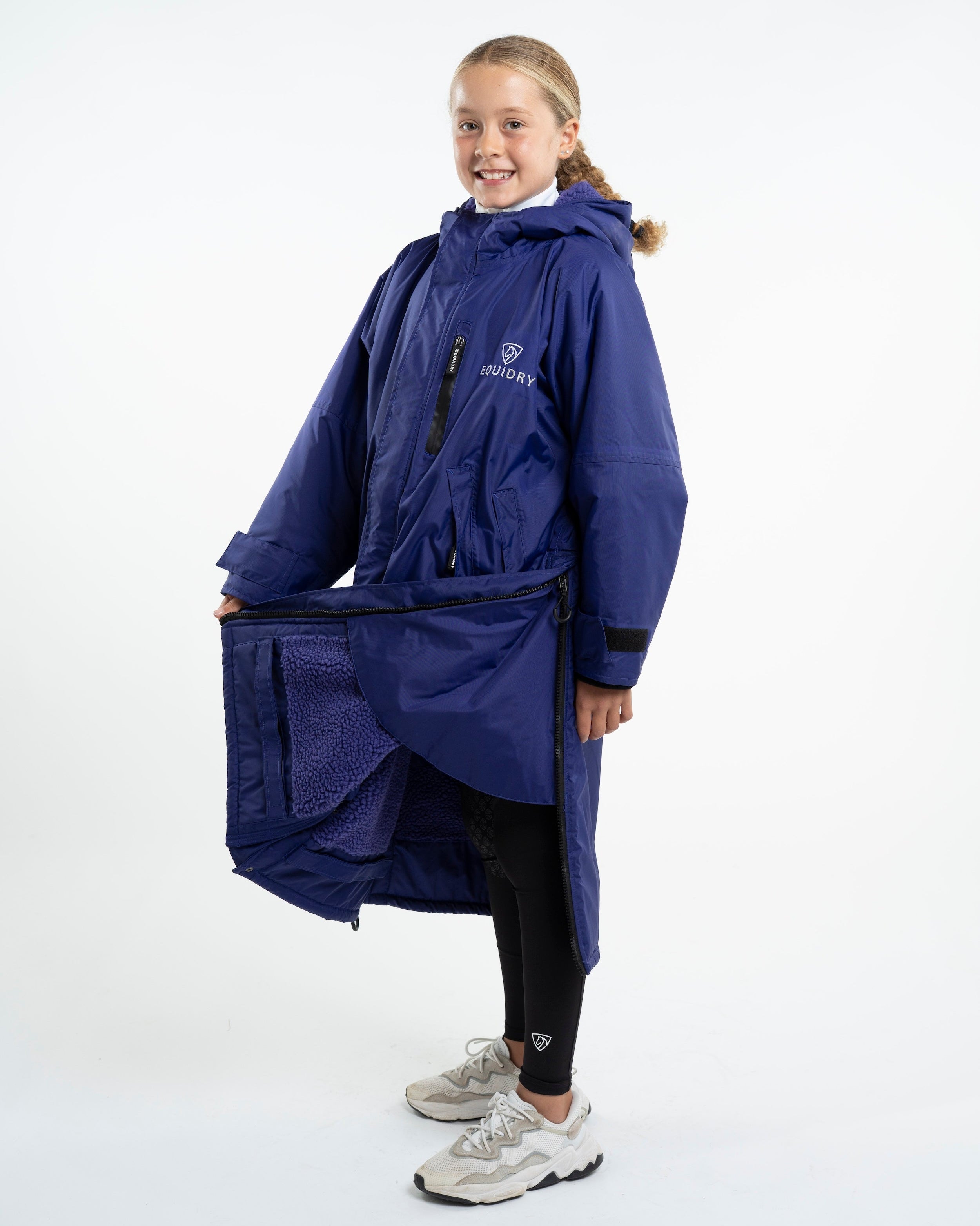 EQUIDRY Evolution Children's Thick Fleece Purple/Purple