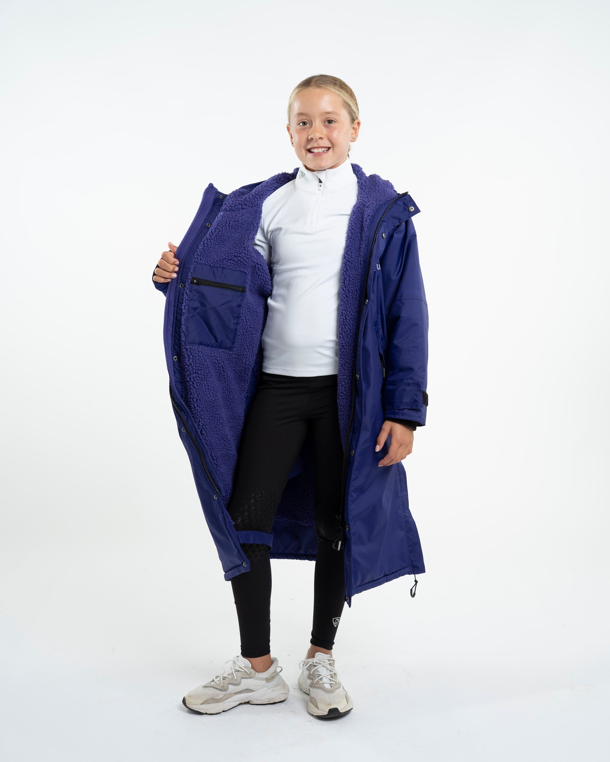 EQUIDRY Evolution Children's Thick Fleece Purple/Purple