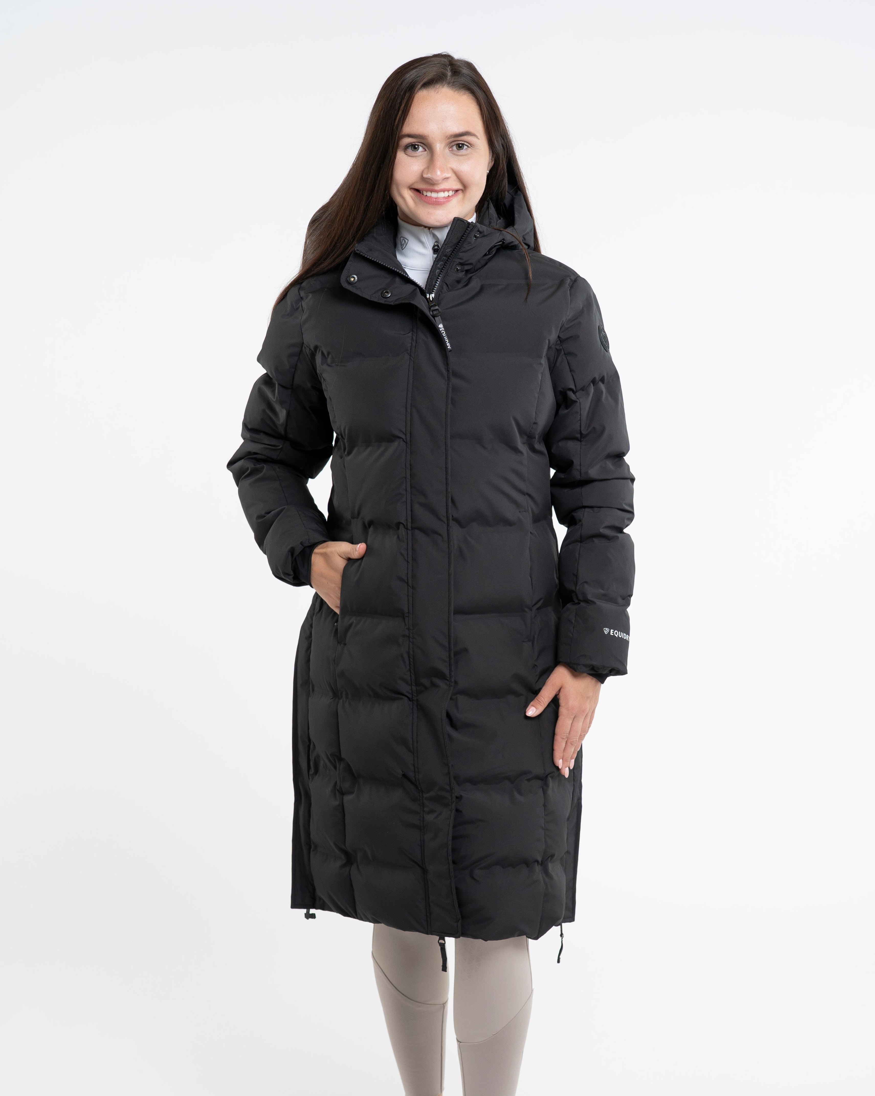 EQUIDRY Thora Waterproof Riding Puffer Women's Black