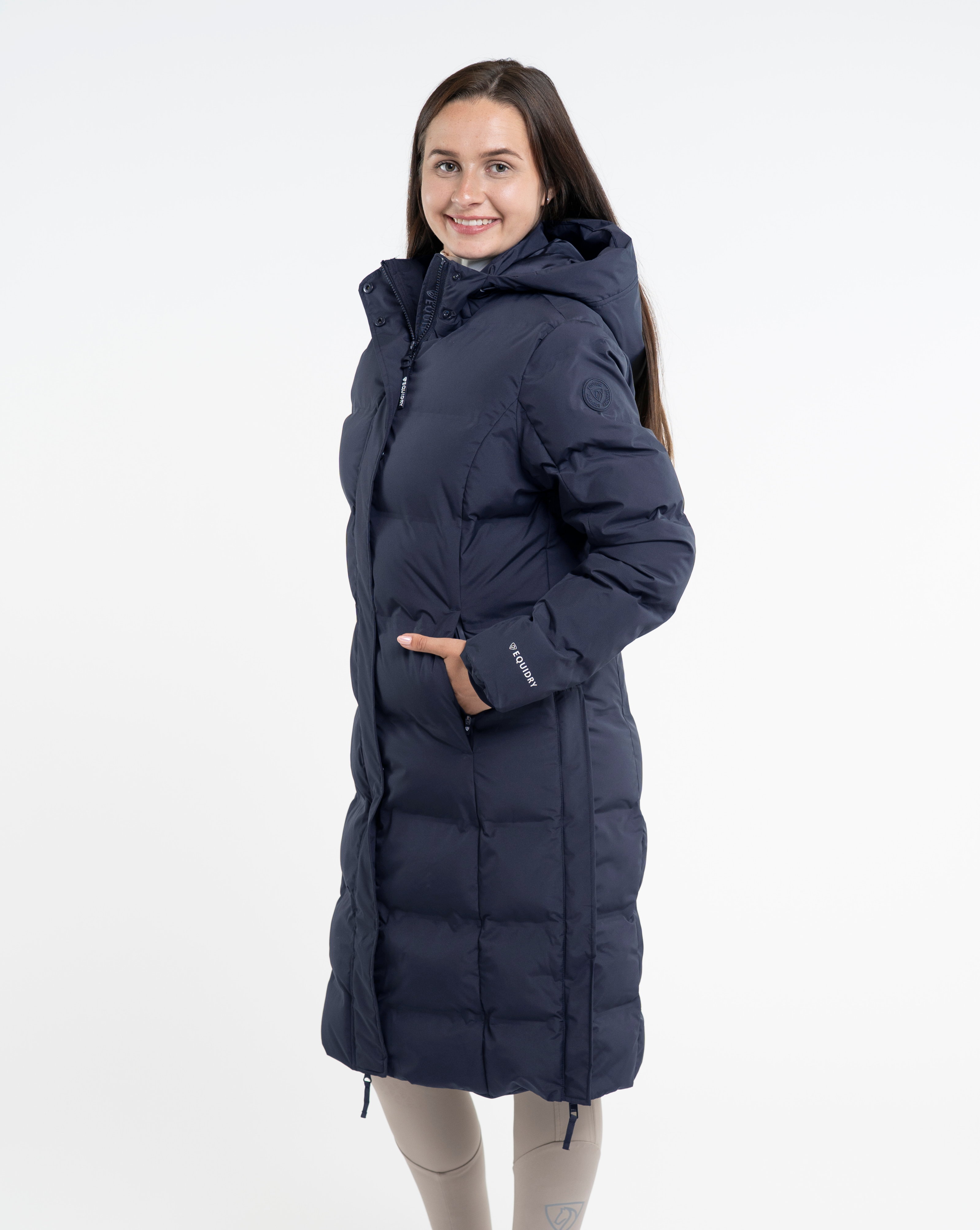 EQUIDRY Thora Waterproof Riding Puffer Women's Navy