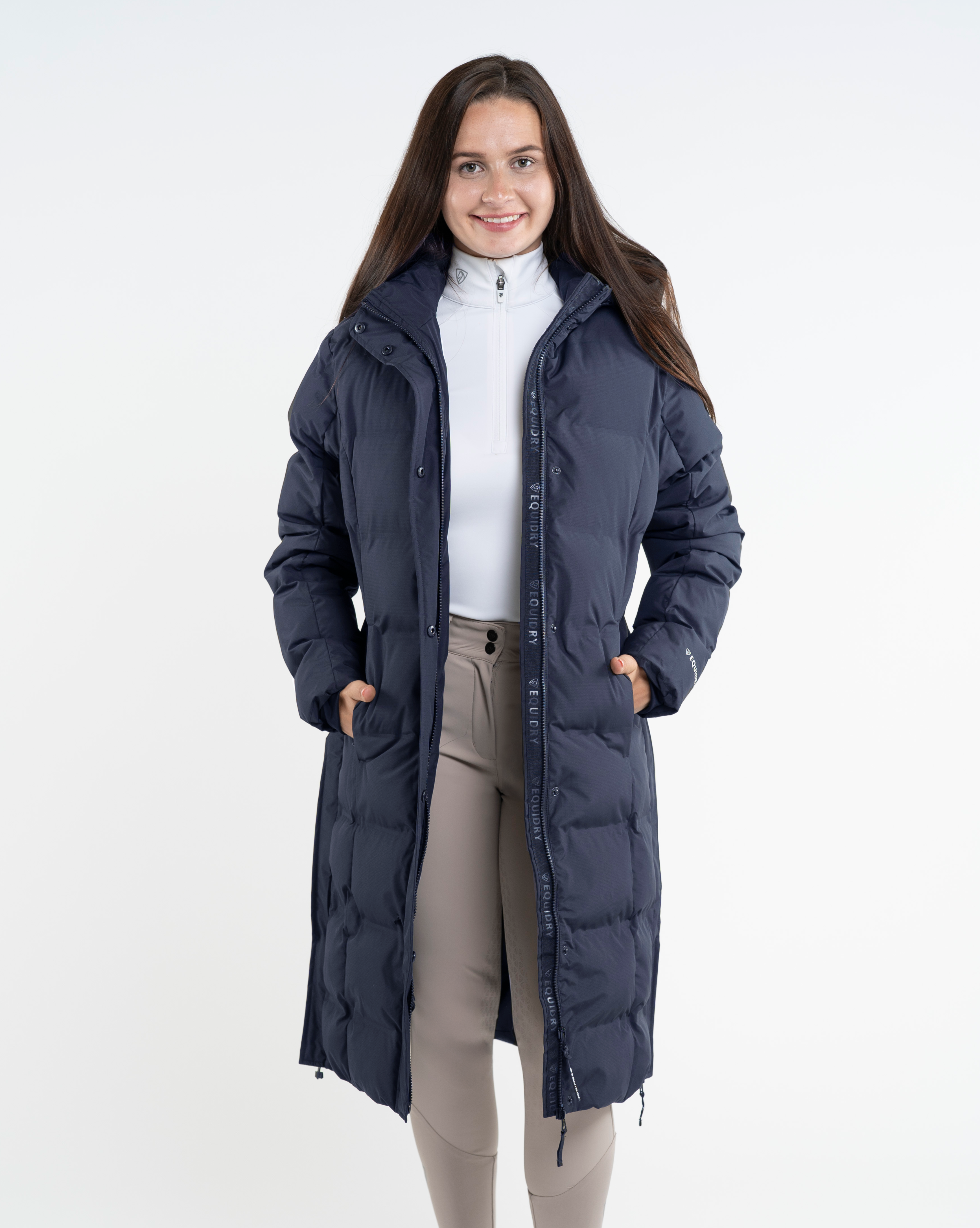 EQUIDRY Thora Waterproof Riding Puffer Women's Navy
