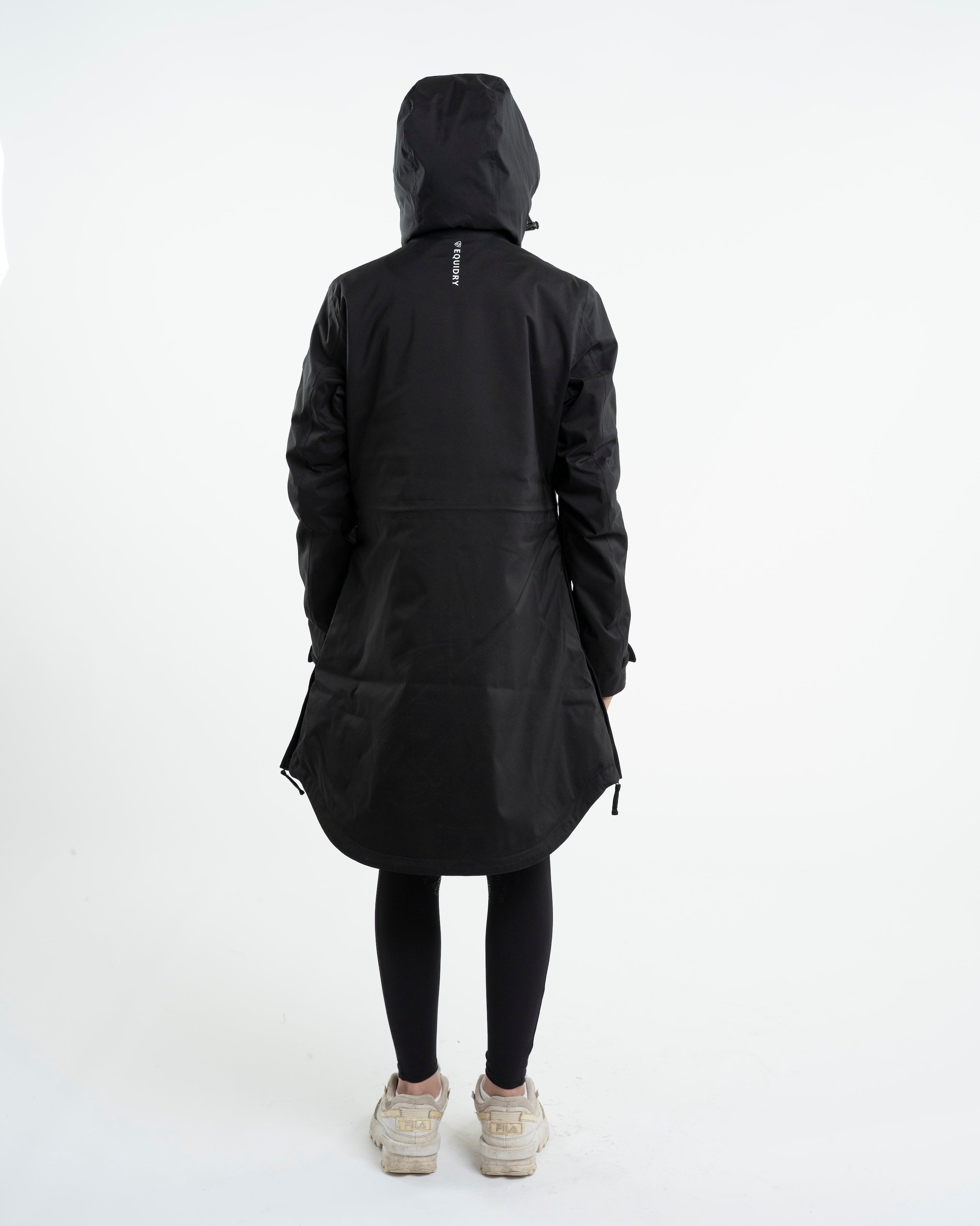 EQUIDRY Bronte Waterproof Riding Coat Girl's Black