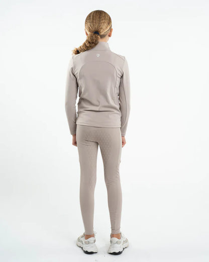 EQUIDRY Water Repellent Leggings Children's Sand/White