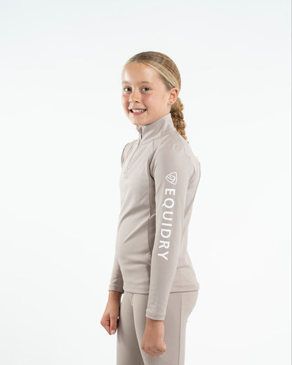 EQUIDRY Children's Water Repellent Base Layer Sand