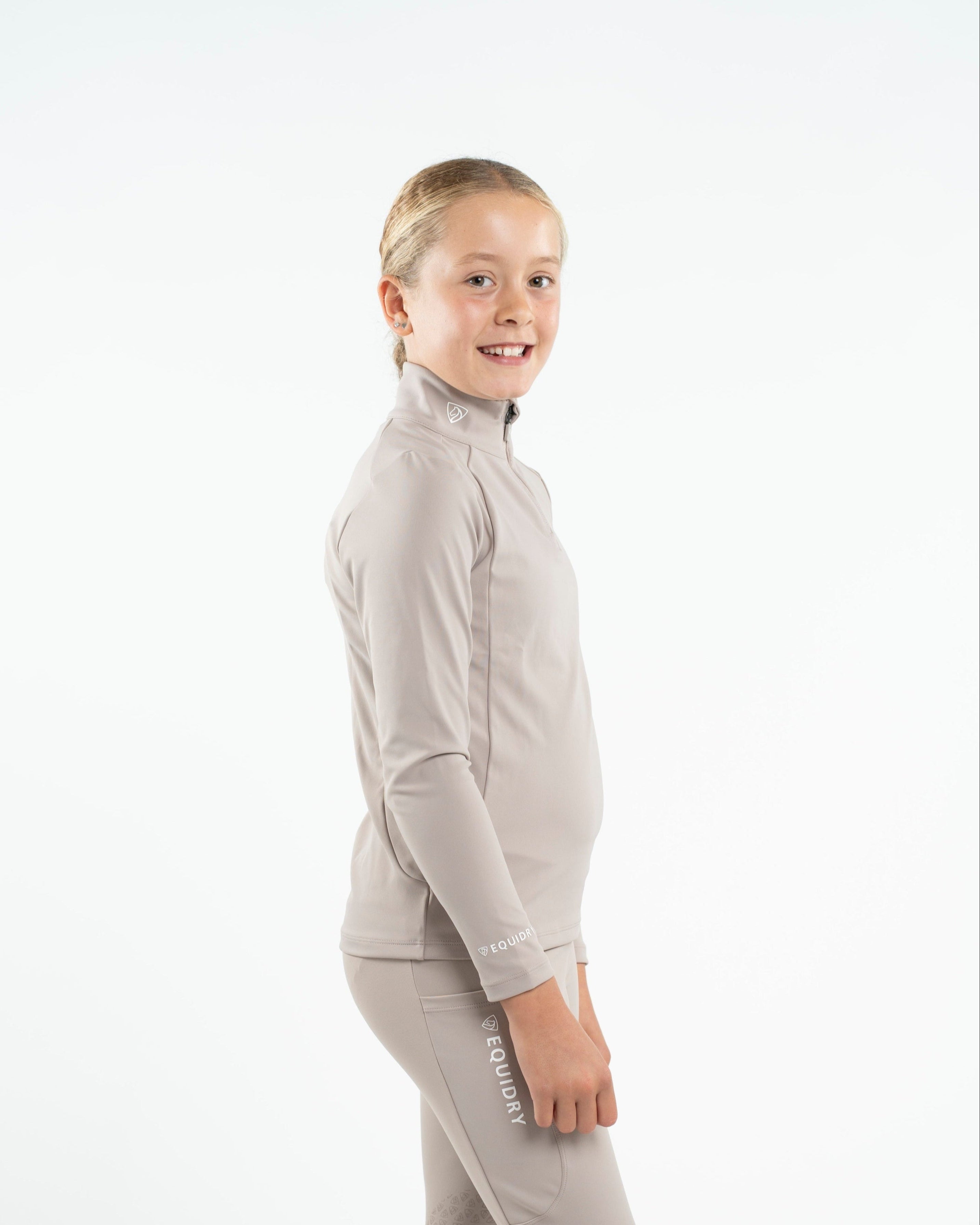 EQUIDRY Children's Water Repellent Base Layer Sand