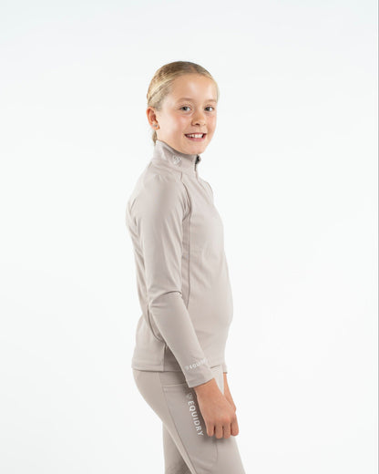 EQUIDRY Children's Water Repellent Base Layer Sand