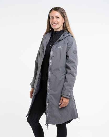 EQUIDRY  Bronte Waterproof Riding Coat Women's Grey