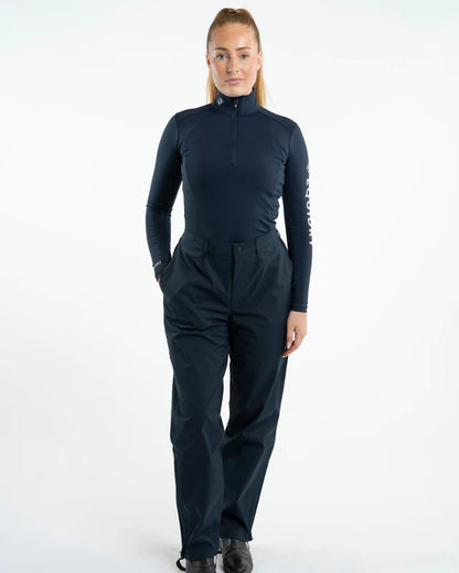 EQUIDRY Waterproof Trousers Unlined Women's Navy - Waterproof Pants Clothing location-109746323830-outofstock S UK 10