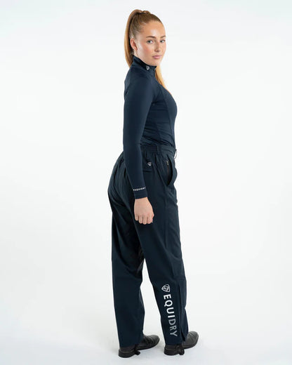 EQUIDRY Waterproof Trousers Unlined Women's Navy