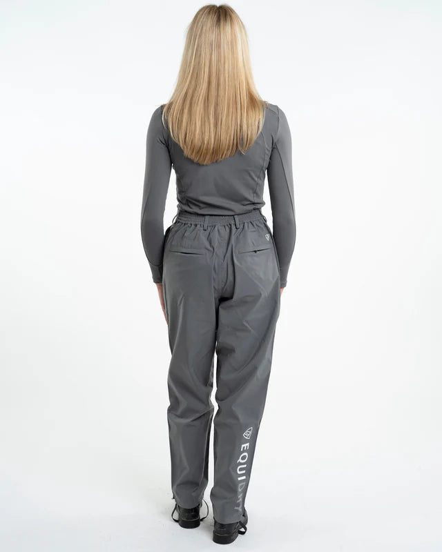 EQUIDRY Waterproof Trousers Unlined Women's Grey