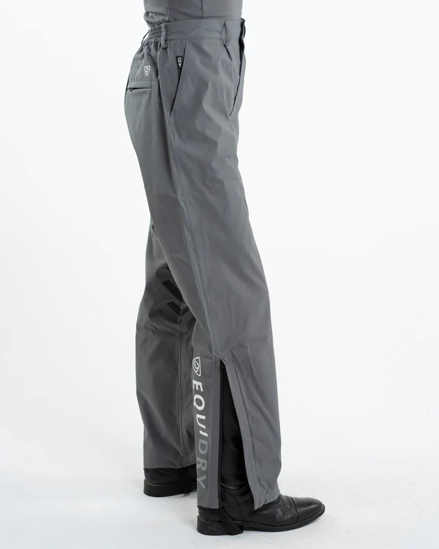 EQUIDRY Waterproof Trousers Unlined Women's Grey