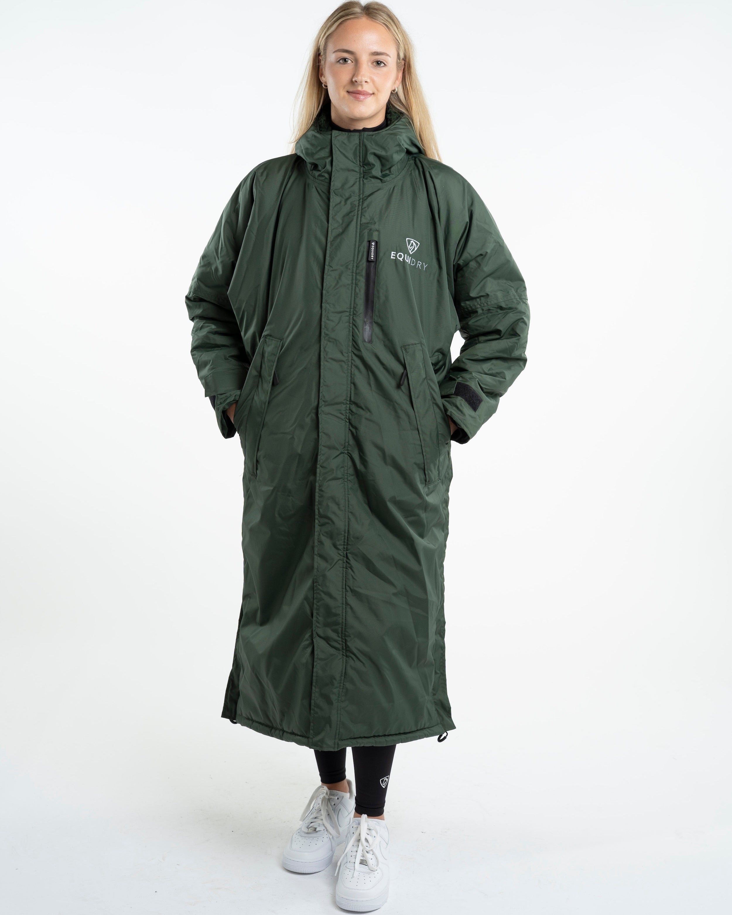 EQUIDRY Evolution Women's Thick Fleece Black Forest Green/Green