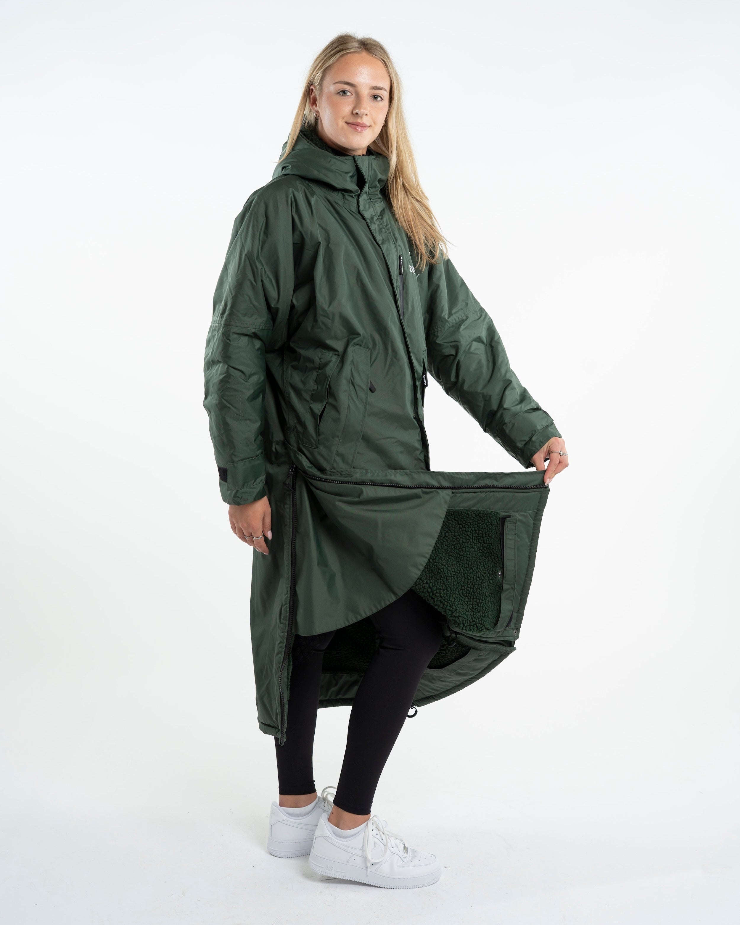 EQUIDRY Evolution Women's Thick Fleece Black Forest Green/Green