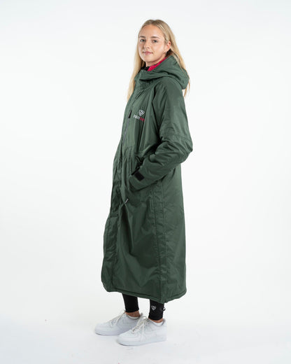 EQUIDRY Evolution: Women's Waterproof Green Riding Coat with Fleece Lining, Equiflair