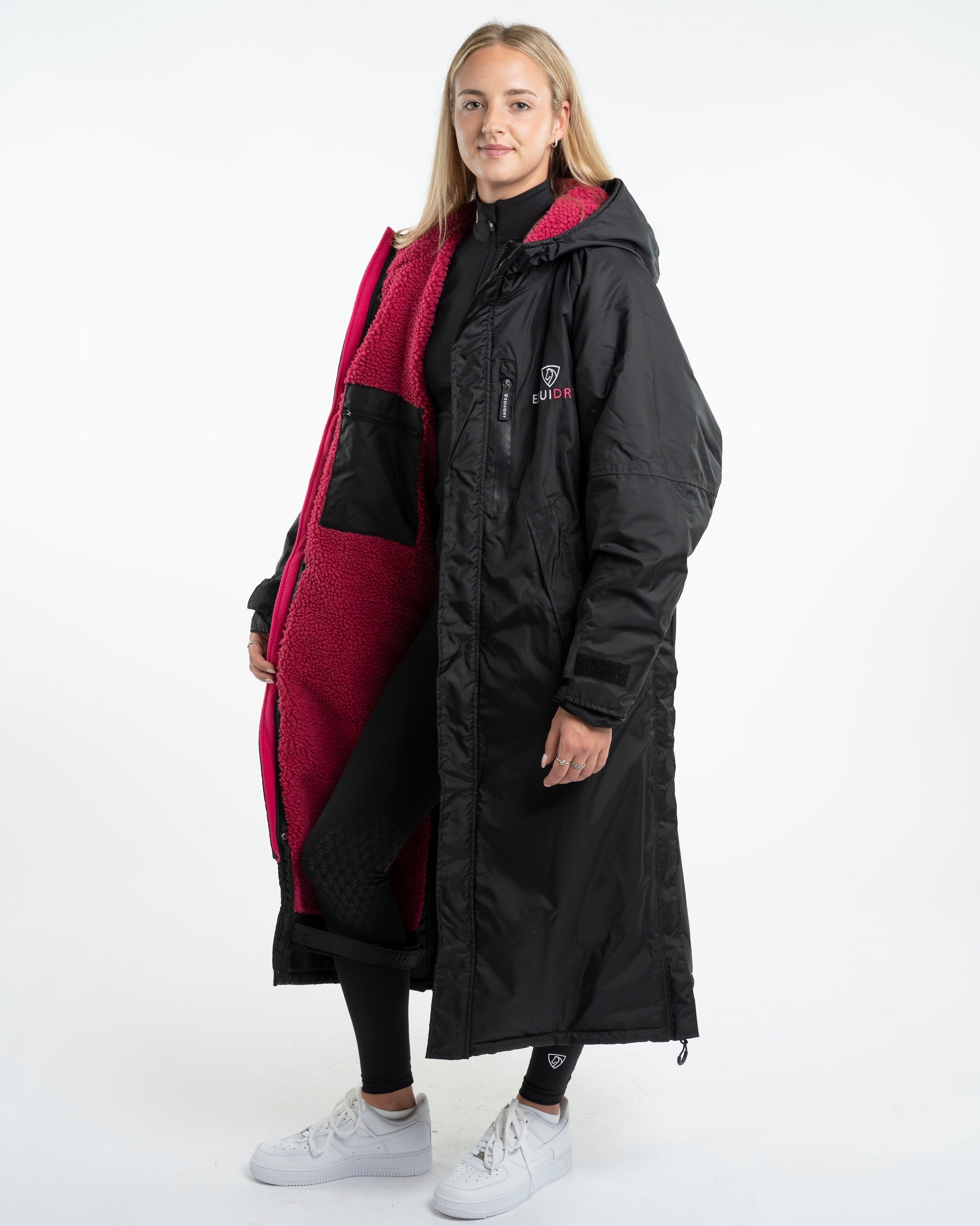 EQUIDRY Evolution Women's Thick Fleece Black/Peacock Pink