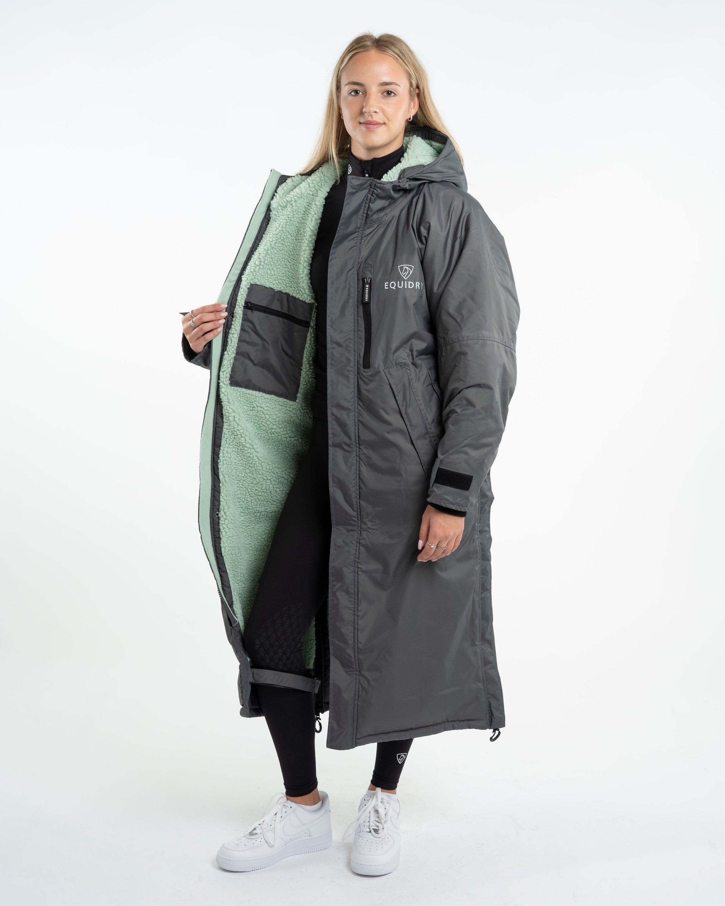 EQUIDRY Evolution Women's Thick Fleece Grey/Jade