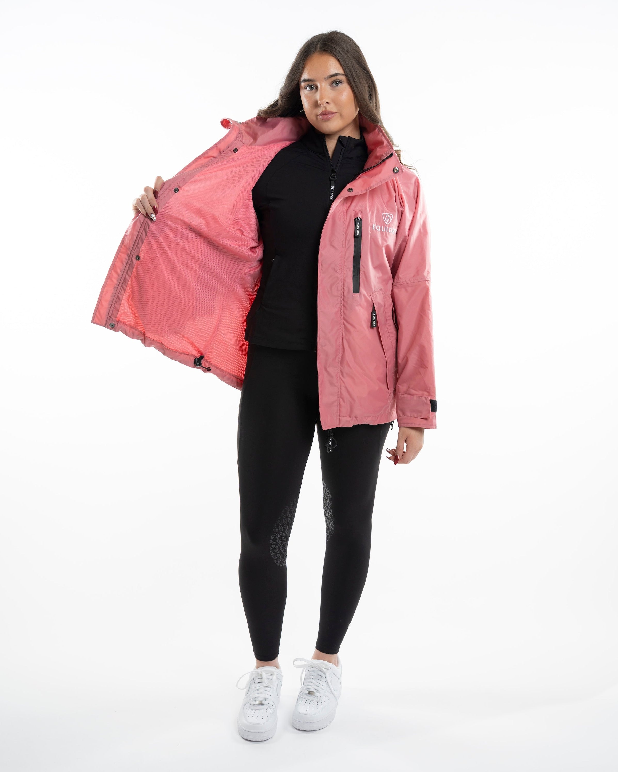 EQUIDRY Shortie Mac Women's Mesh Lining Dusky Pink