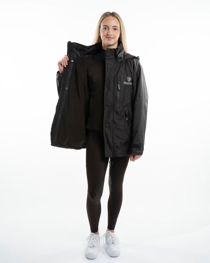 EQUIDRY Shortie Women's Thin Fleece Rich Brown