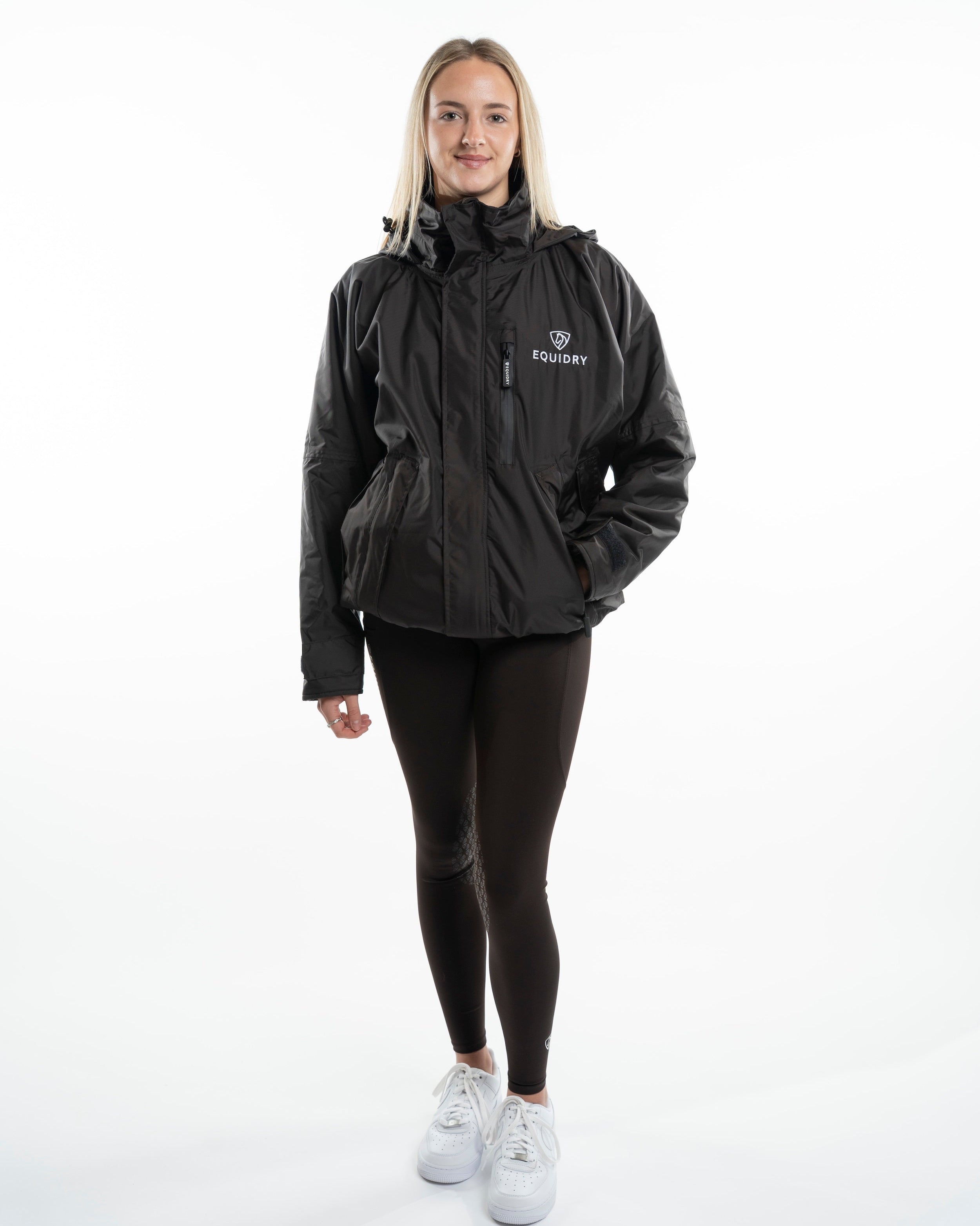 EQUIDRY Shortie Women's Thin Fleece Rich Brown