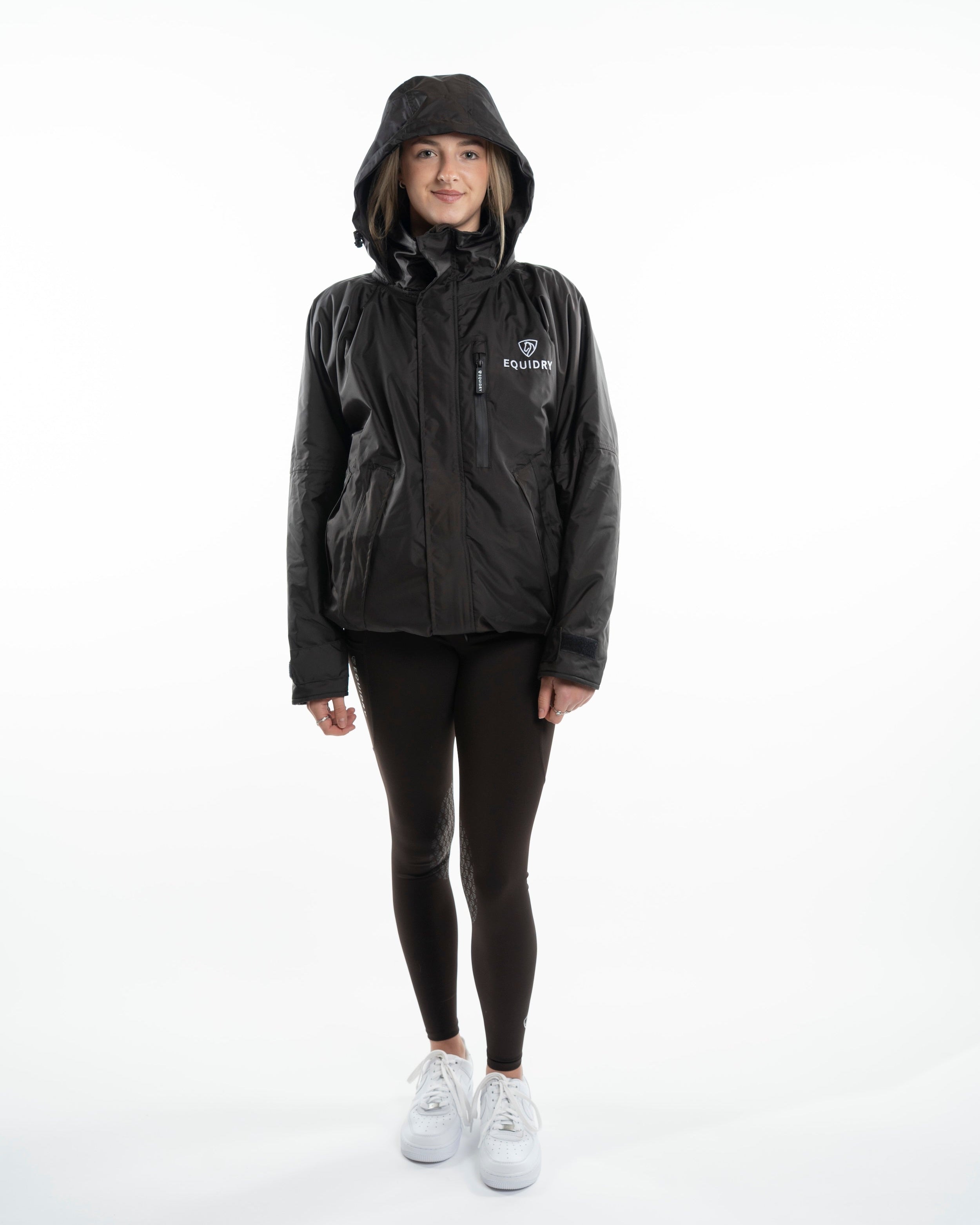 EQUIDRY Shortie Women's Thin Fleece Rich Brown