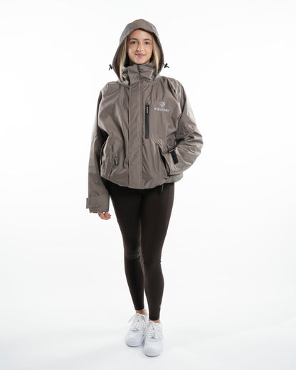 EQUIDRY Shortie Women's Thin Fleece Mocha