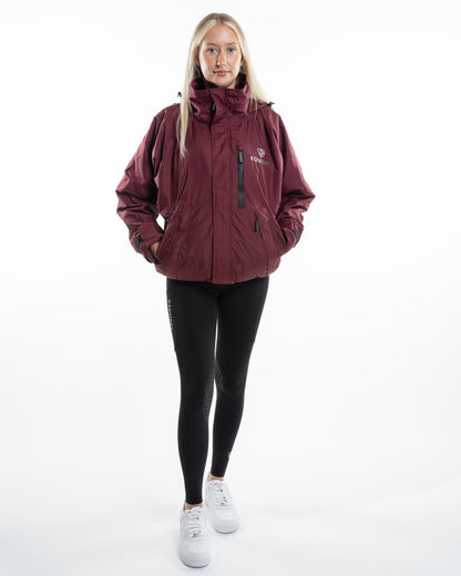 EQUIDRY Shortie Women's Thin Fleece Plum