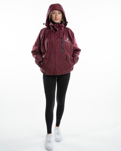 EQUIDRY Shortie Women's Thin Fleece Plum