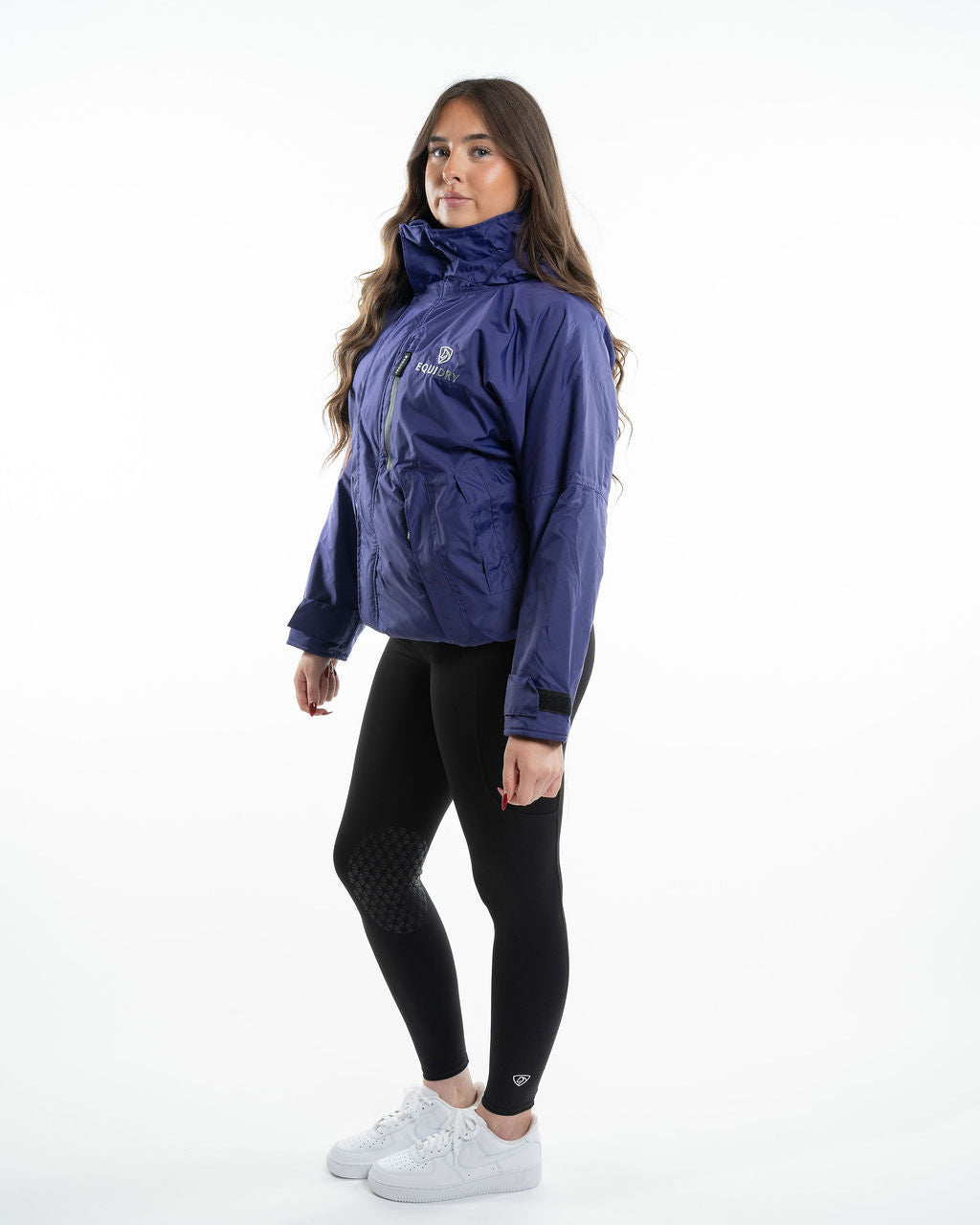 EQUIDRY Shortie Women's Thin Fleece Purple