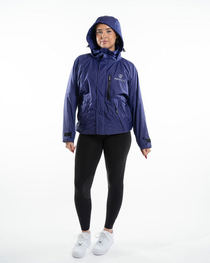 EQUIDRY Shortie Women's Thin Fleece Purple