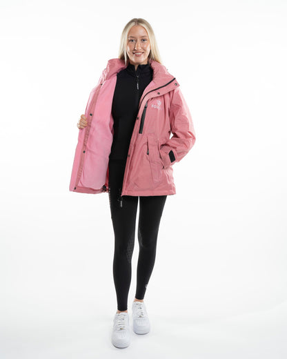 EQUIDRY Shortie Women's Thin Fleece Dusky Pink