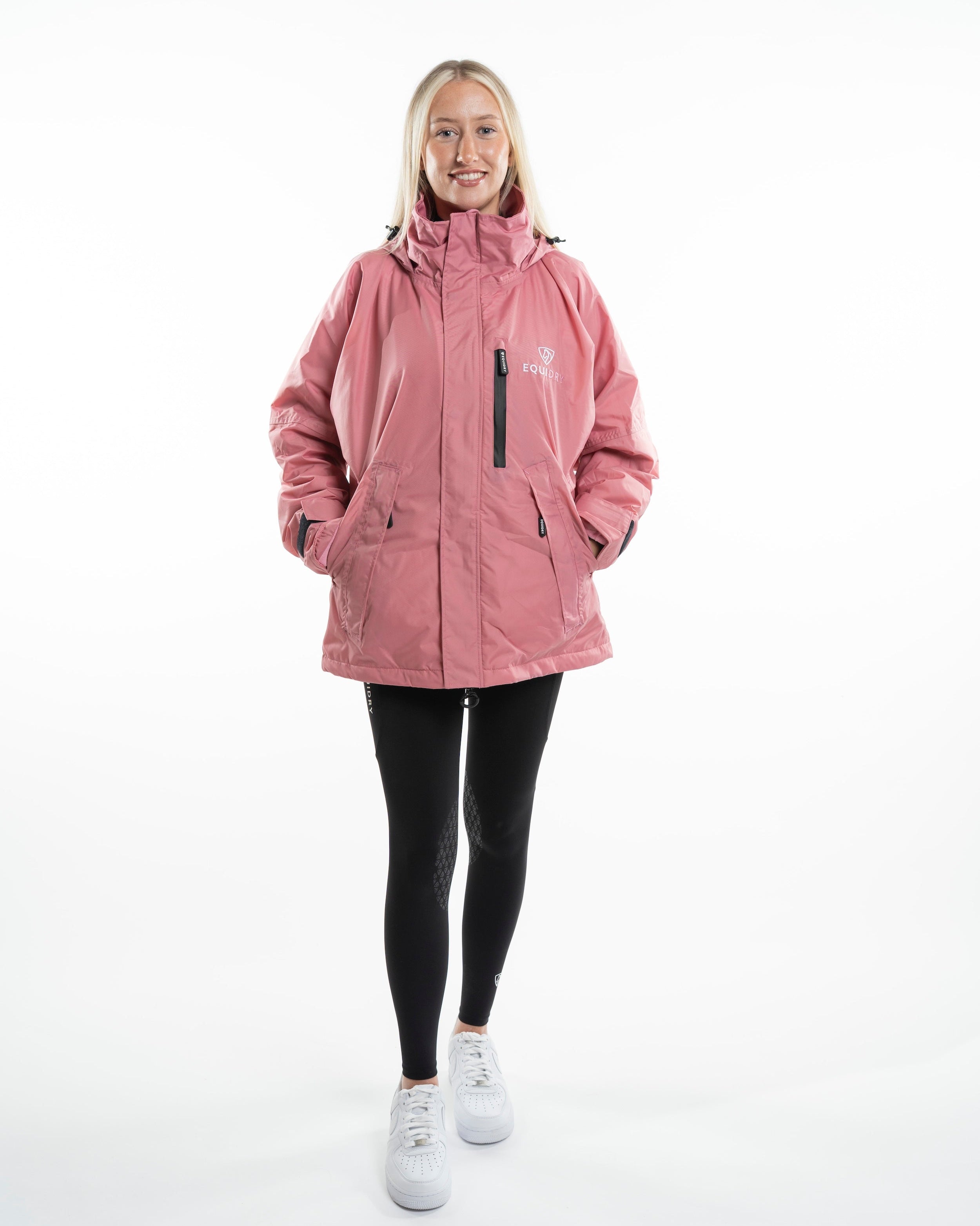 EQUIDRY Shortie Women's Thin Fleece Dusky Pink