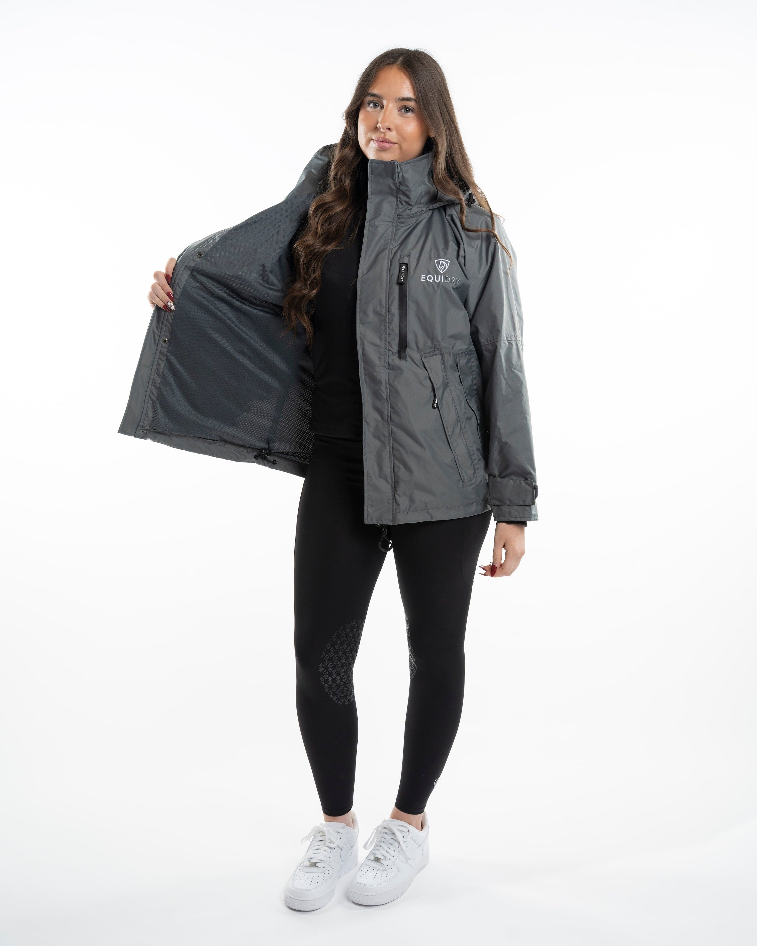 EQUIDRY Shortie Mac Women's Mesh Lining Grey