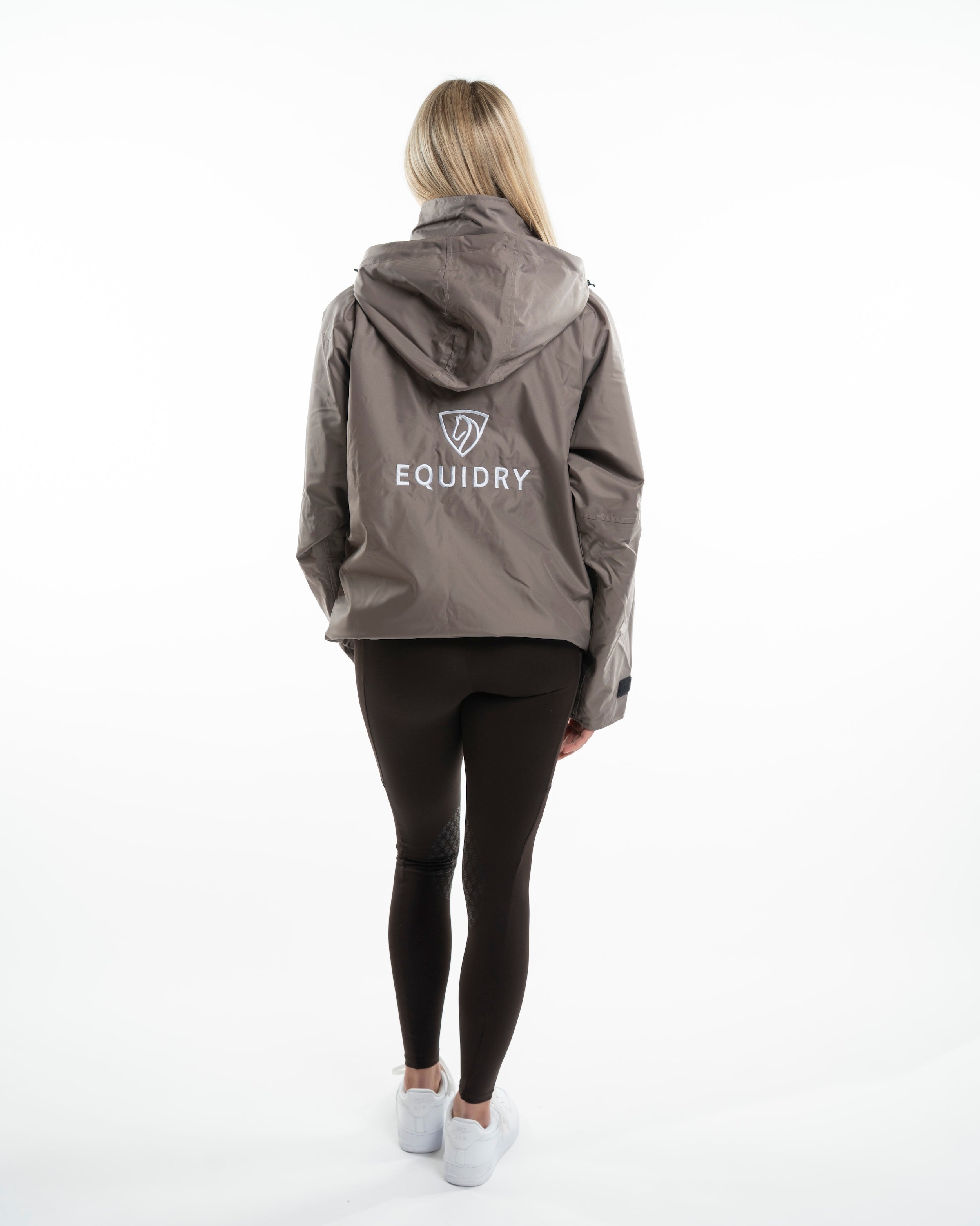 EQUIDRY Shortie Women's Thin Fleece Taupe