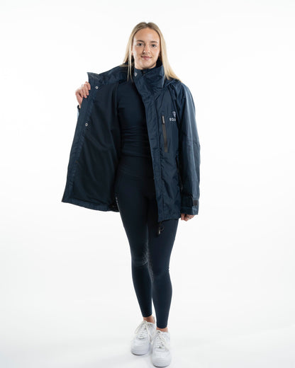 EQUIDRY Shortie Mac Women's Mesh Lining Navy